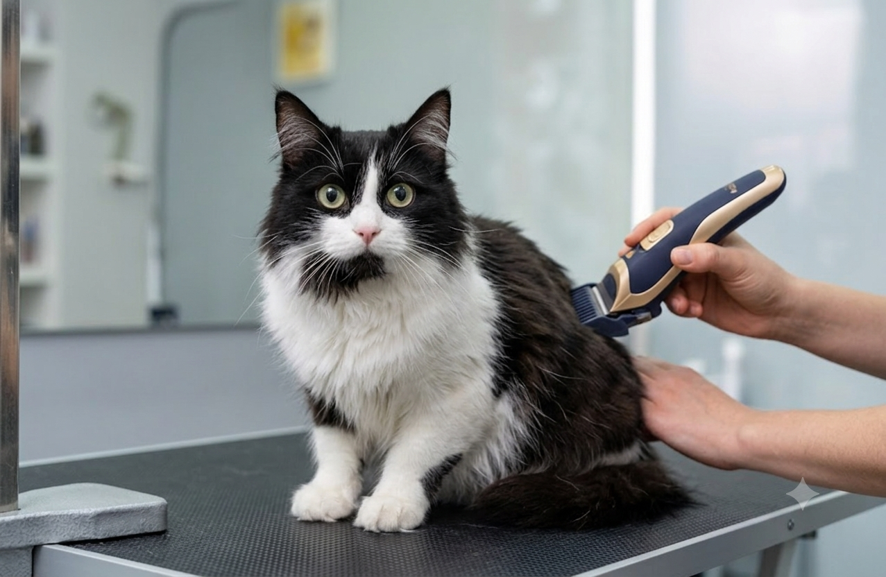 Anestezisiz Kedi Tıraşı